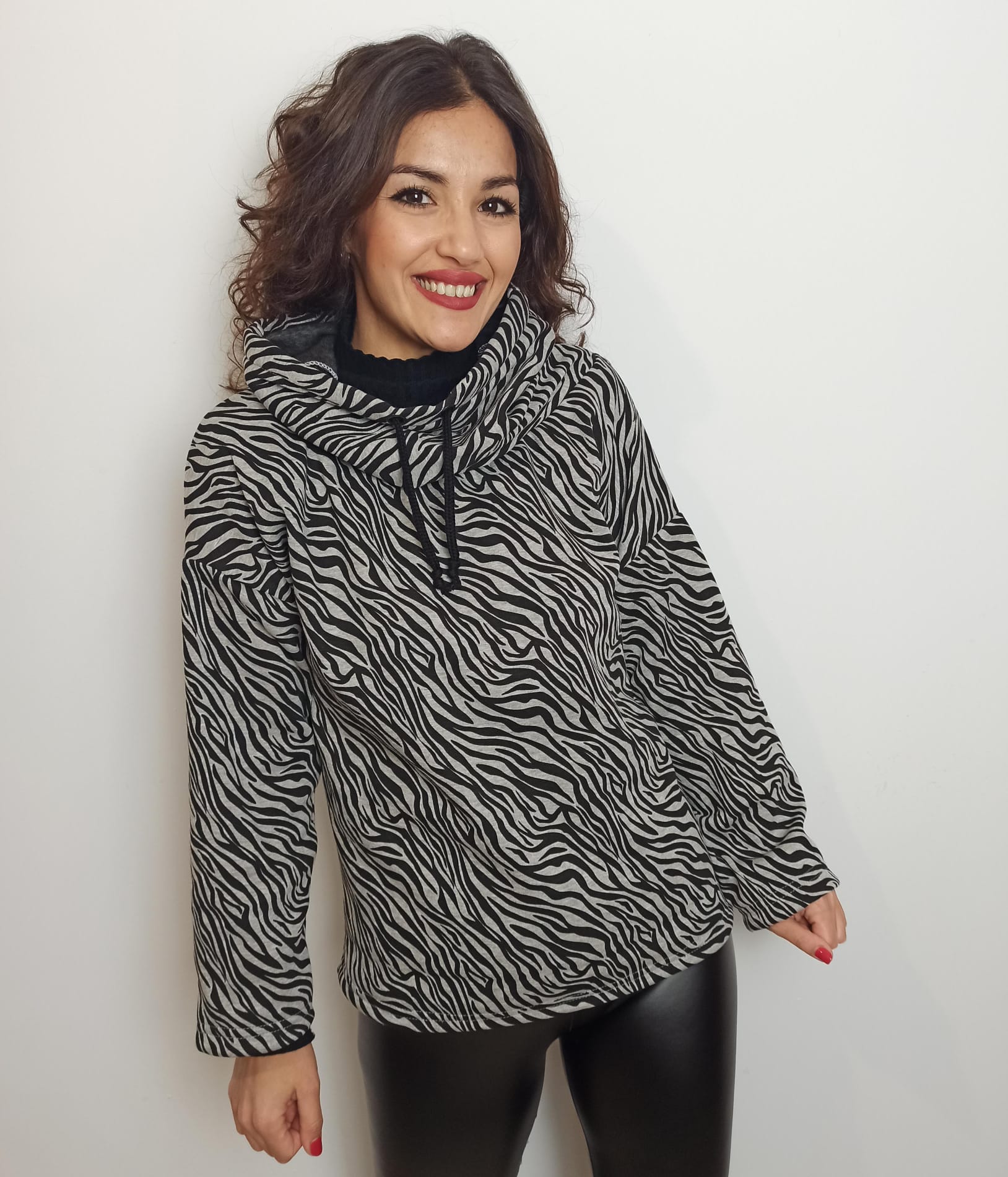 Sudadera cuello tortuga - Imagen 3