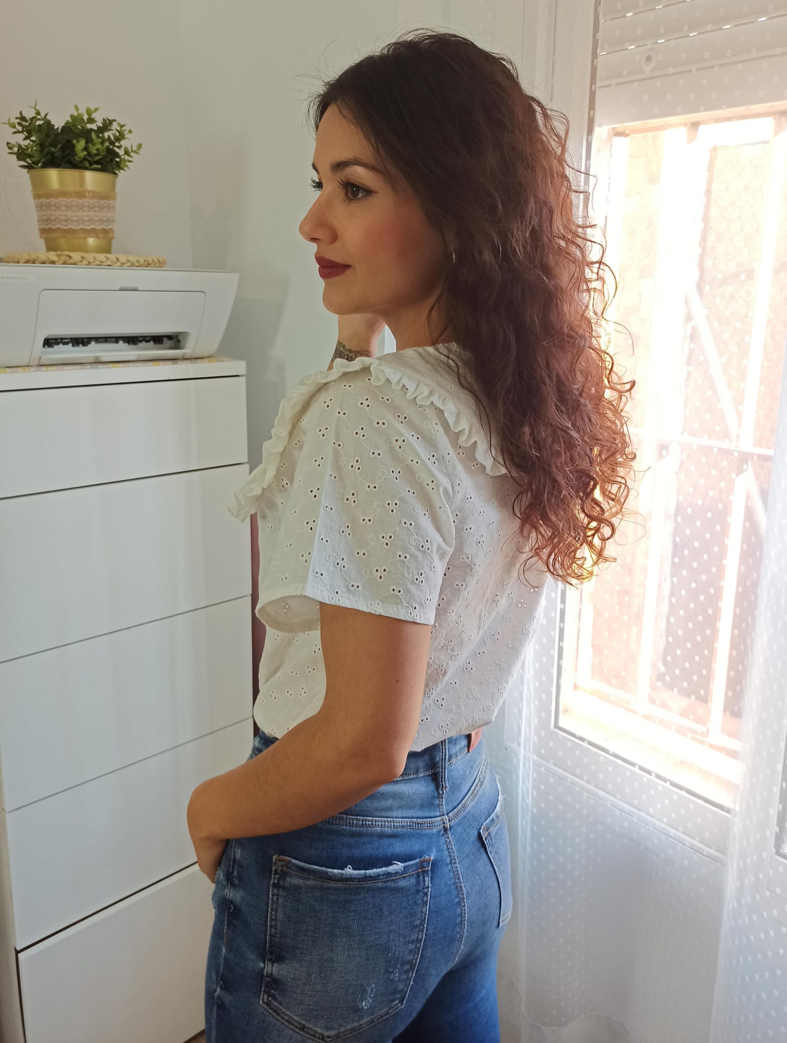 Blusa cuello bebe - Imagen 3