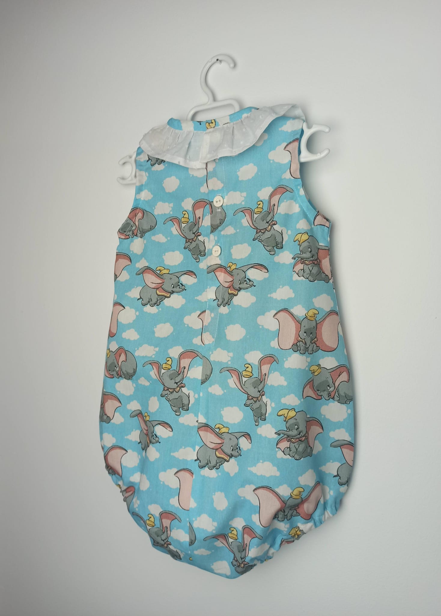 Pelele bebe con cuello fruncido - Imagen 3