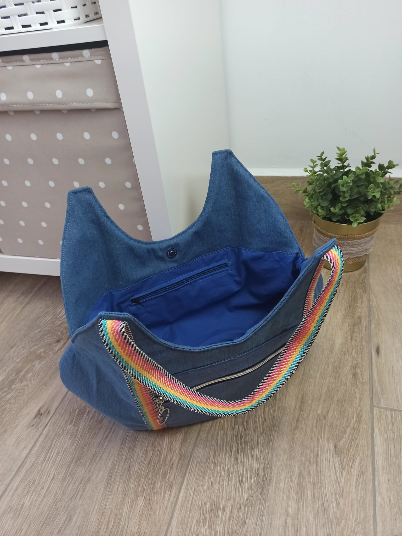 Tote bag denim - Imagen 2