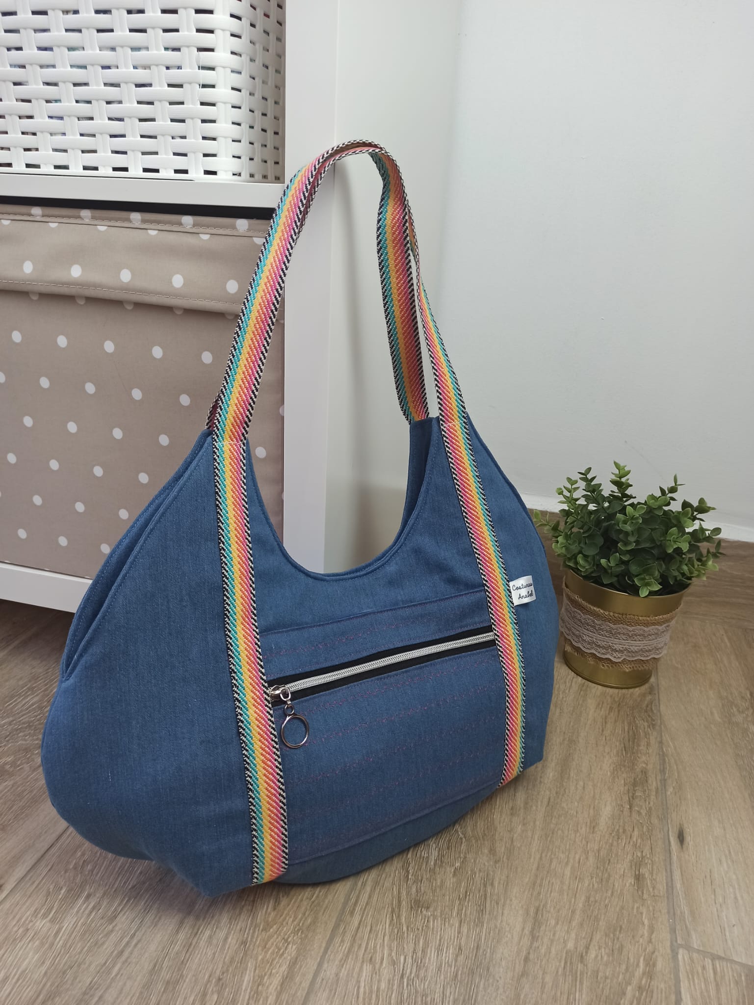 Tote bag denim - Imagen 3