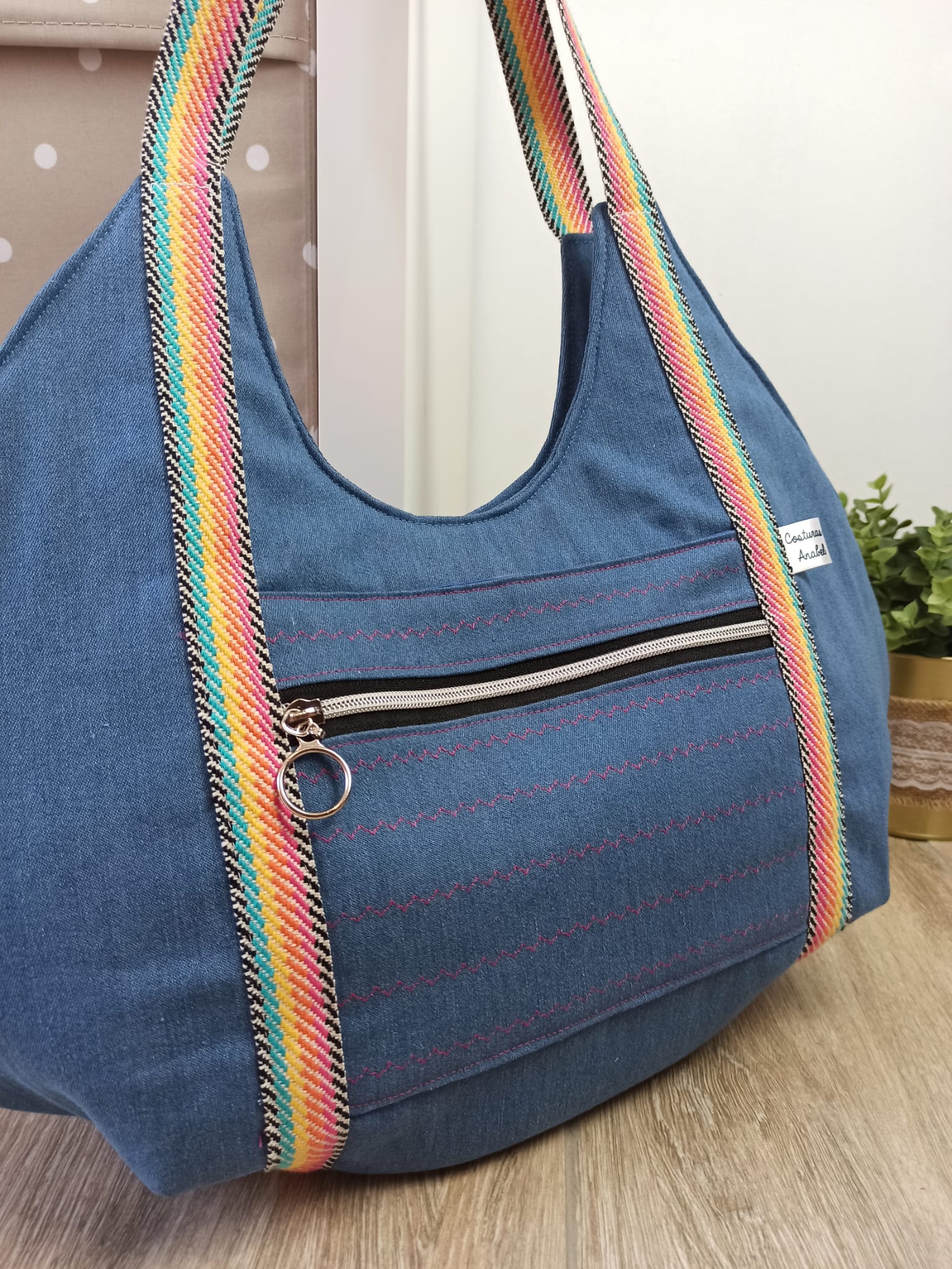 Tote bag denim - Imagen 4