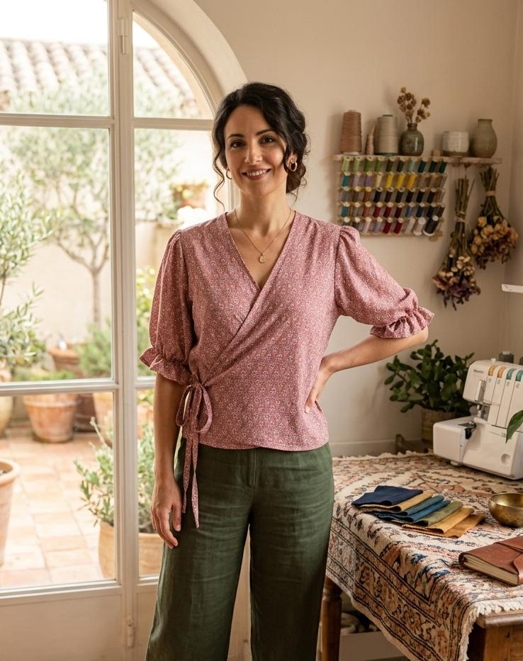 Blusa cruzada Amelia 🪡 - Imagen 4